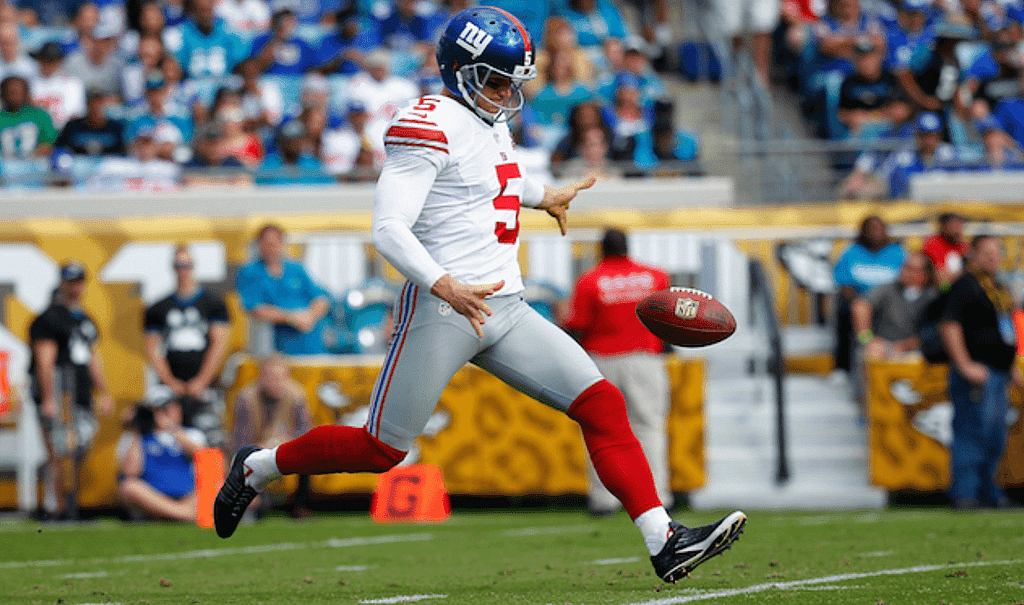 new york giants, steve weatherford