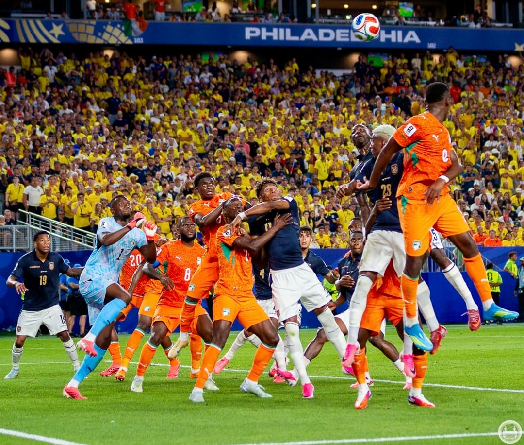 Ecuador and Ivory Coast face off in Philadelphia Stadium