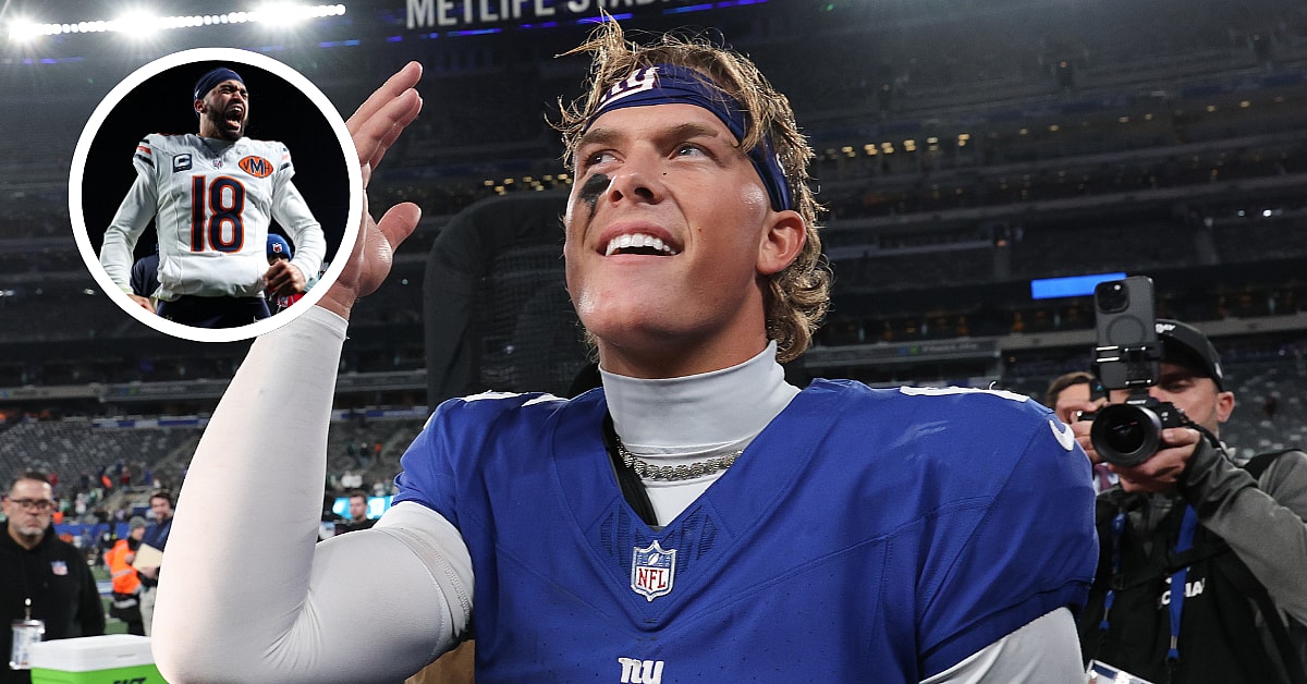 Giants, Jaxson Dart, Bears, Caleb Williams