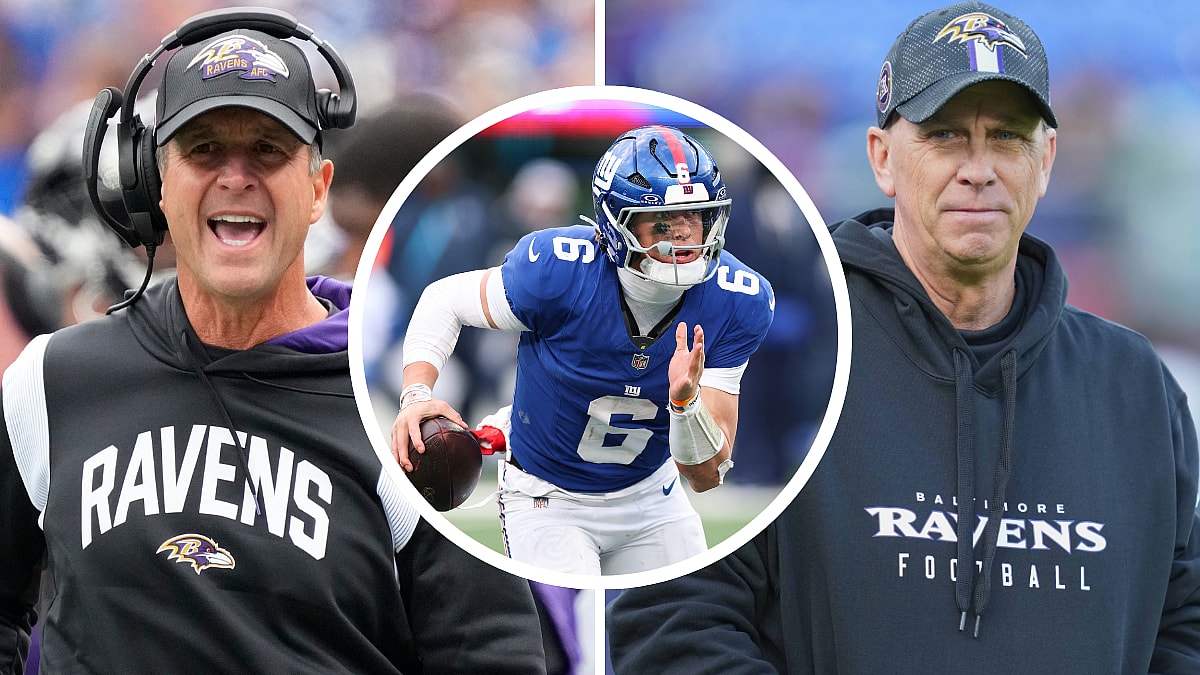 Giants, Jaxson Dart, John Harbaugh, Todd Monken