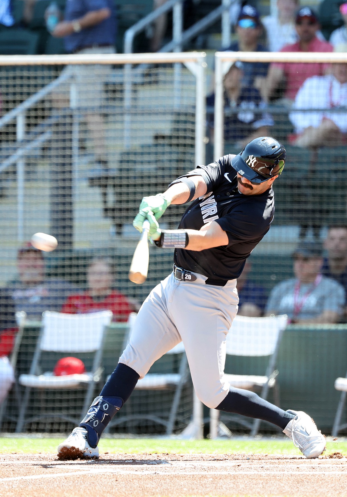 MLB: Spring Training-New York Yankees at Atlanta Braves, austin wells