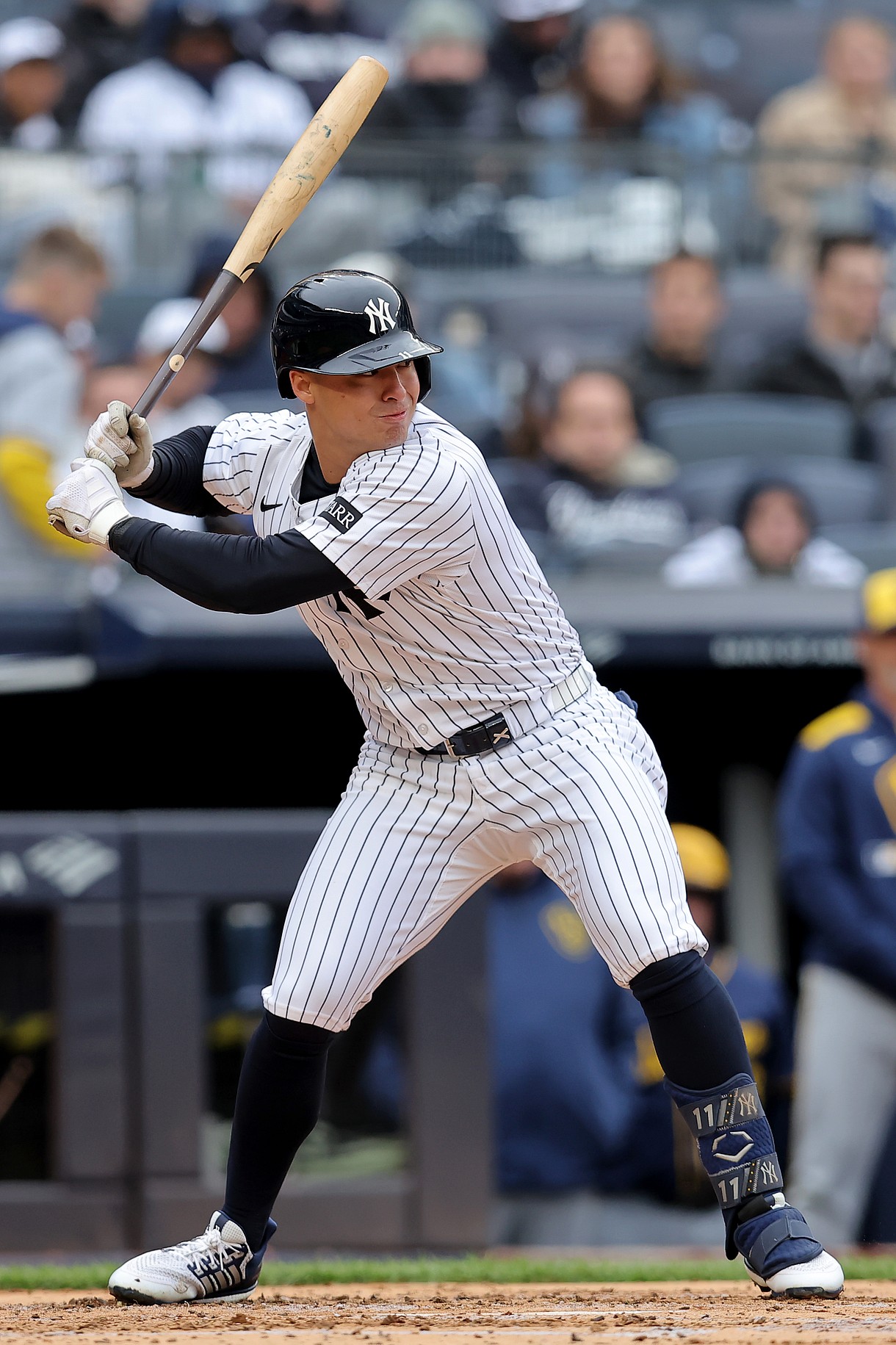 MLB: Milwaukee Brewers at New York Yankees, anthony volpe