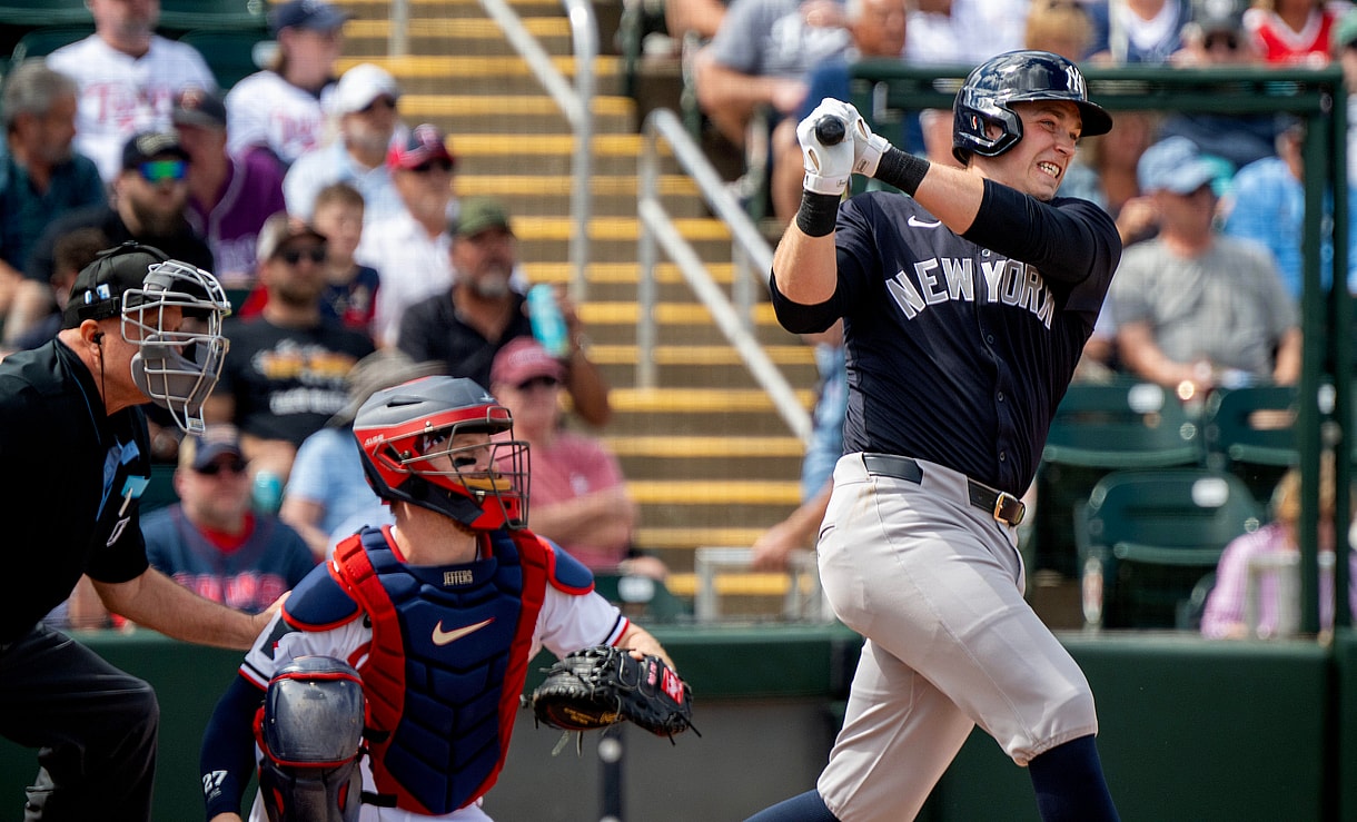 MLB: Spring Training-New York Yankees at Minnesota Twins, ben rice