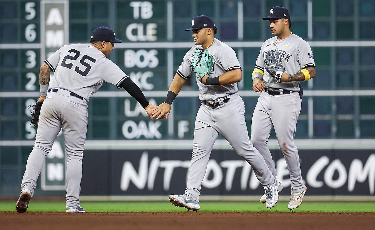 mlb: new york yankees at houston astros, jasson dominguez