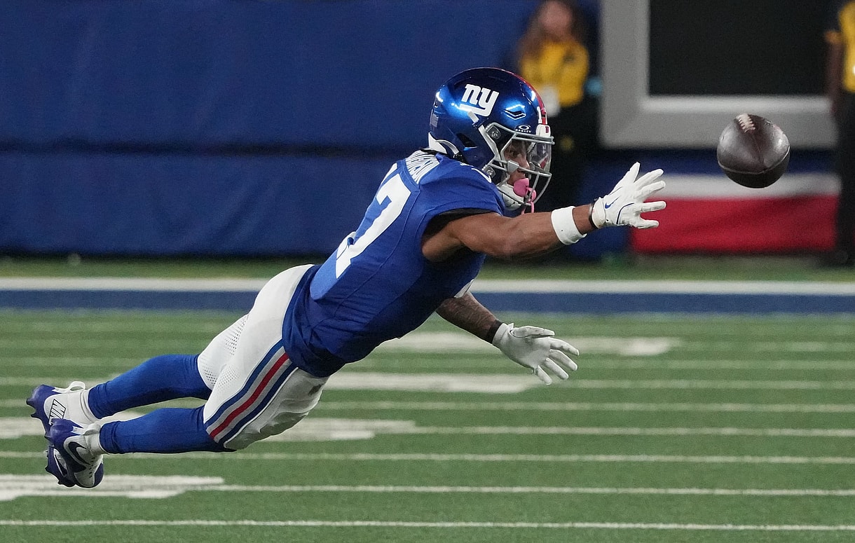 NFL: Cincinnati Bengals at New York Giants, wan'dale robinson