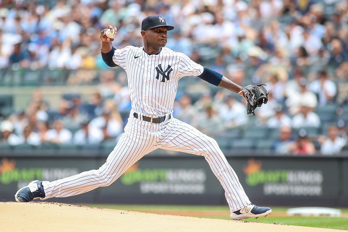 MLB: Chicago Cubs at New York Yankees, domingo german