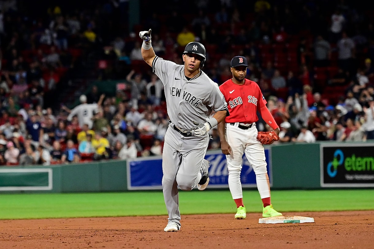 mlb: game two-new york yankees at boston red sox, oswald peraza