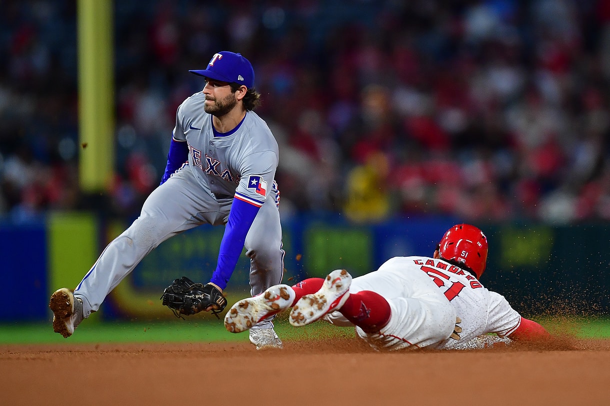 MLB: Texas Rangers at Los Angeles Angels