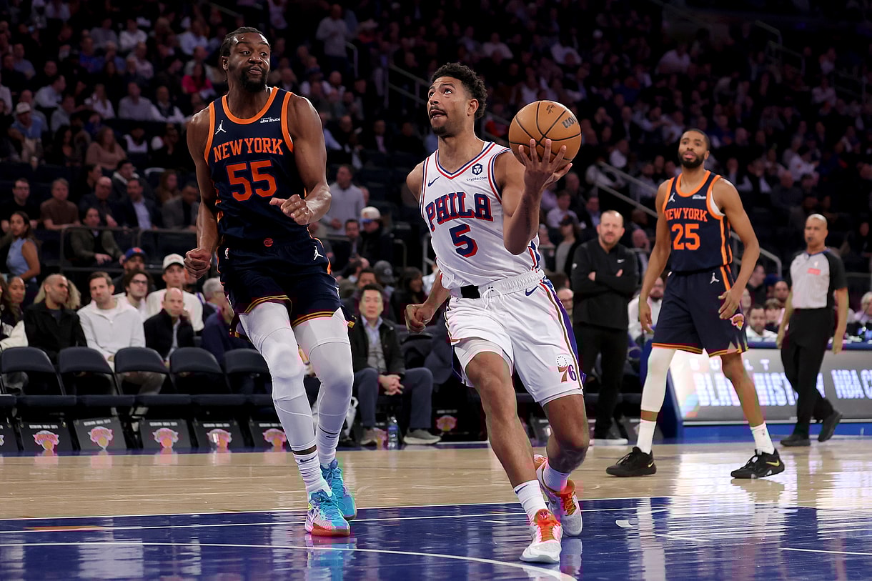NBA: Philadelphia 76ers at New York Knicks