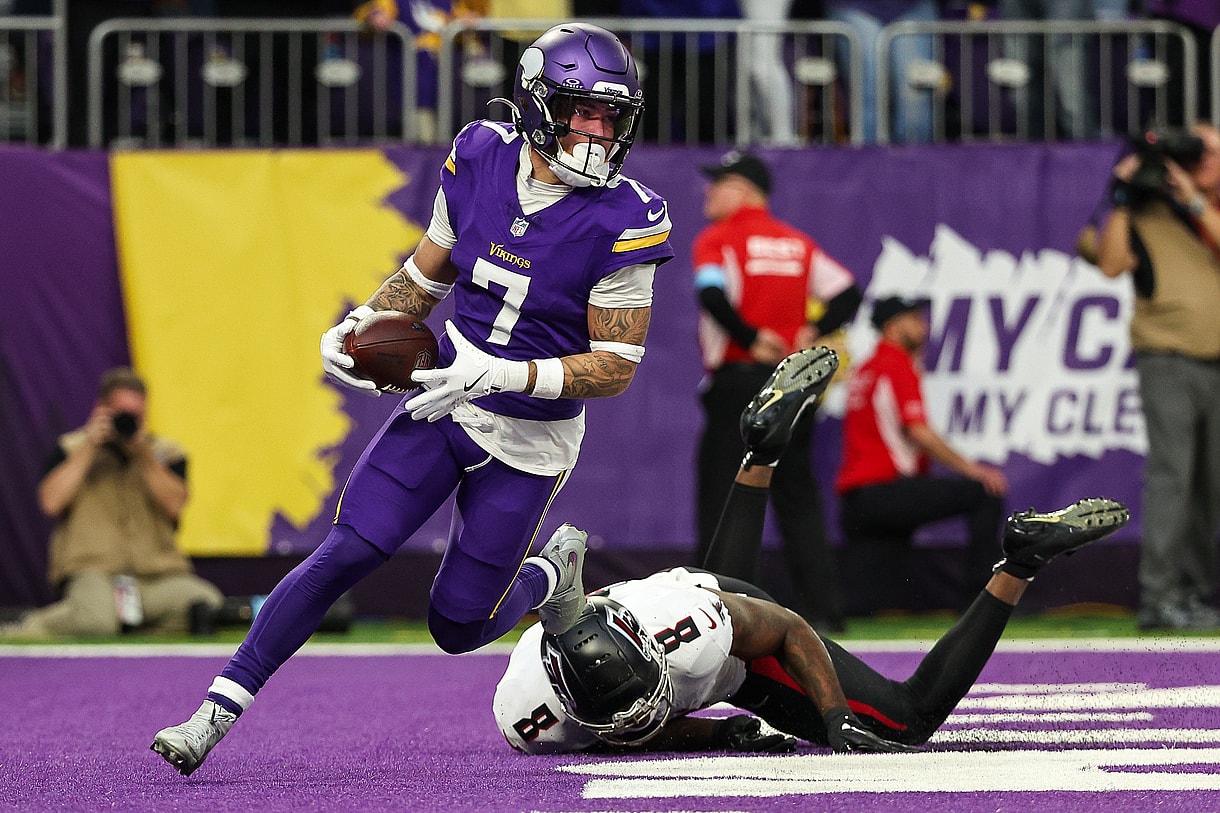 NFL: Atlanta Falcons at Minnesota Vikings, byron murphy, new york giants