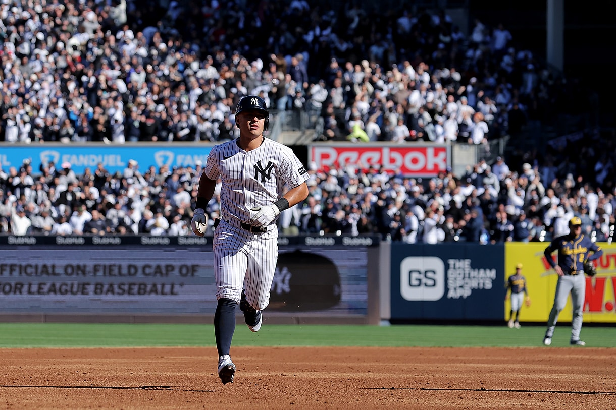 MLB: Milwaukee Brewers at New York Yankees, anthony volpe