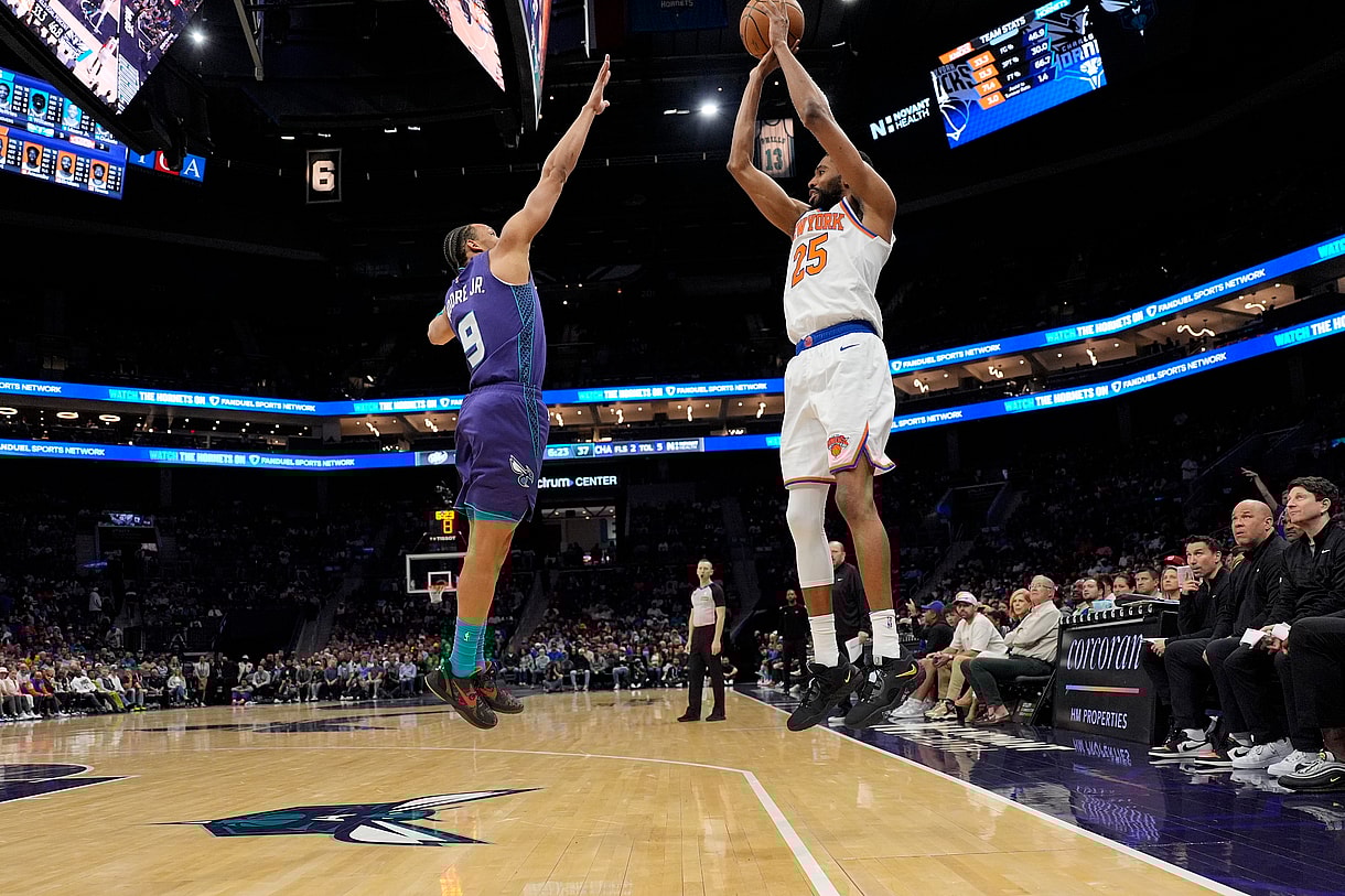 NBA: New York Knicks at Charlotte Hornets