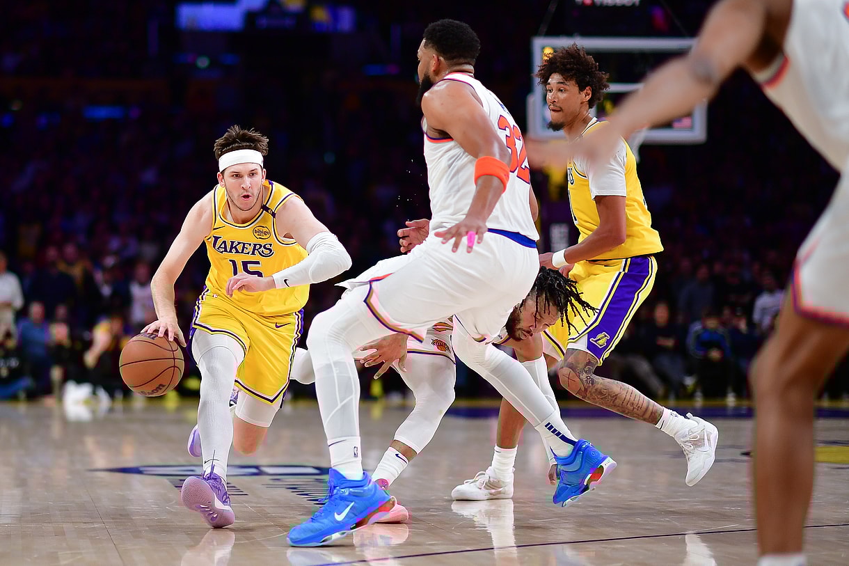 NBA: New York Knicks at Los Angeles Lakers