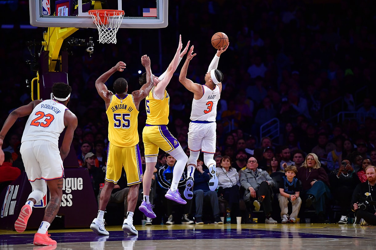 NBA: New York Knicks at Los Angeles Lakers