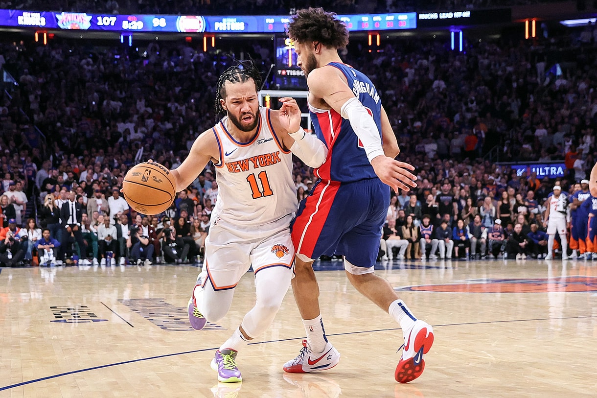 NBA: Playoffs-Detroit Pistons at New York Knicks