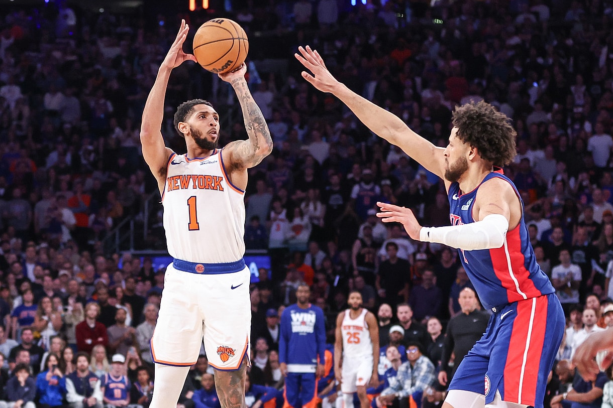 NBA: Playoffs-Detroit Pistons at New York Knicks