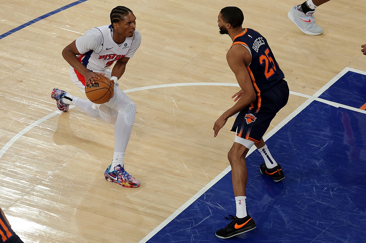 NBA: Playoffs-Detroit Pistons at New York Knicks