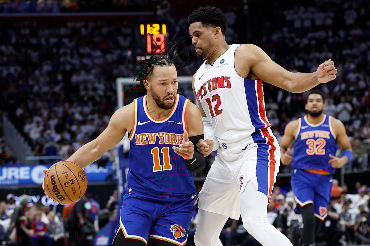 NBA: Playoffs-New York Knicks at Detroit Pistons