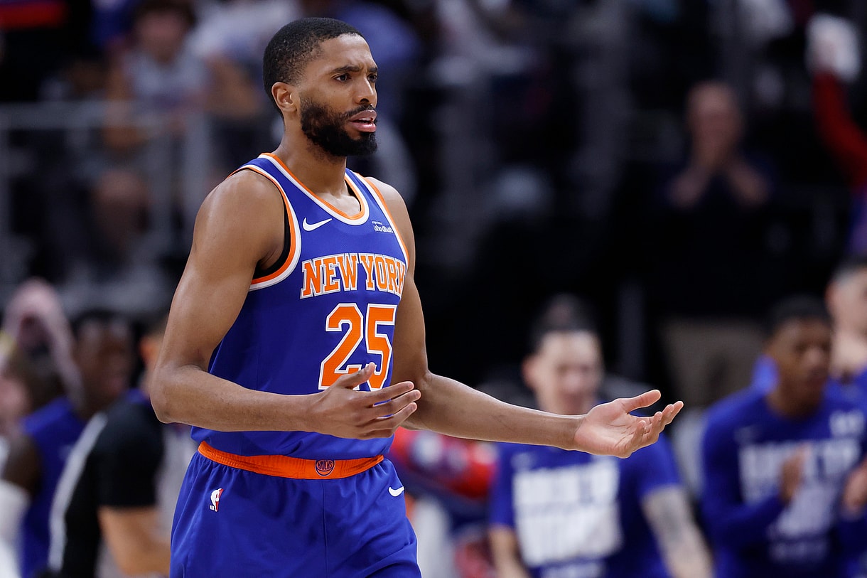 NBA: Playoffs-New York Knicks at Detroit Pistons