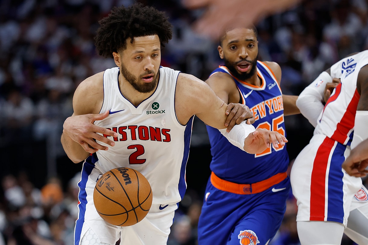NBA: Playoffs-New York Knicks at Detroit Pistons