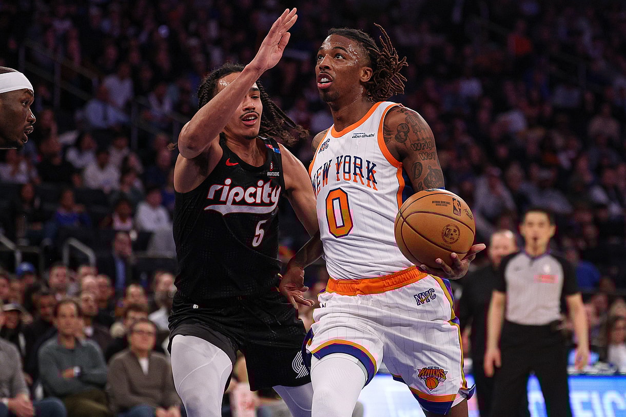 NBA: Portland Trail Blazers at New York Knicks