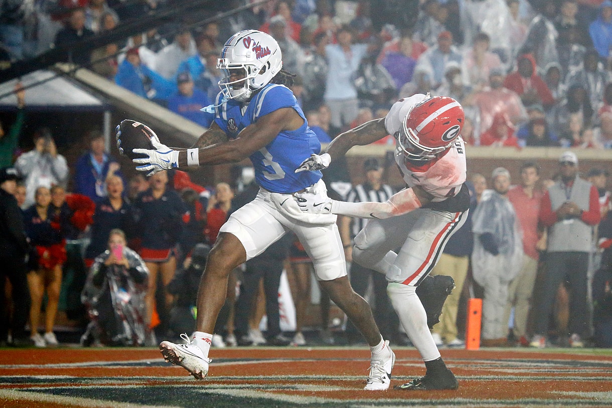 NCAA Football: Georgia at Mississippi