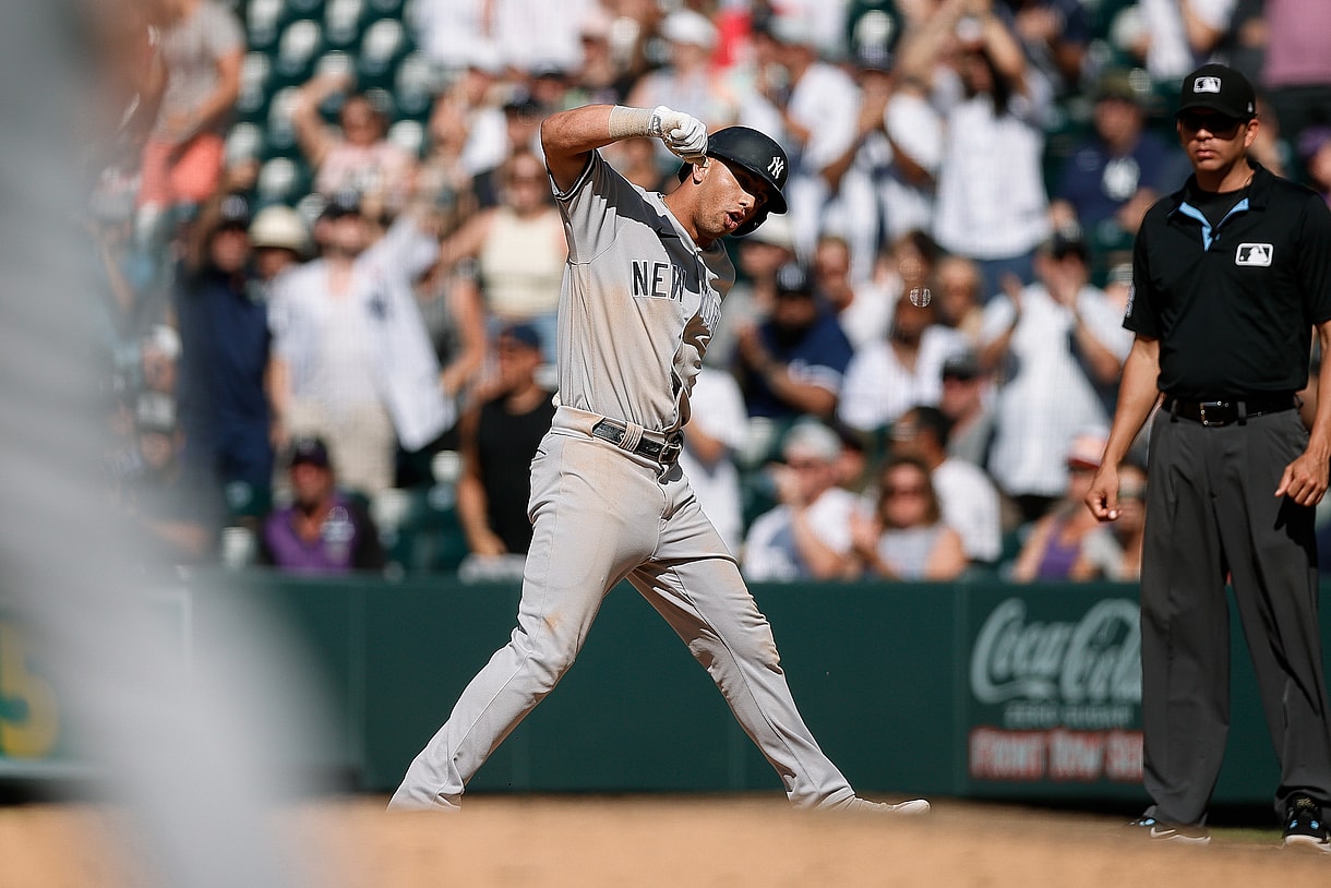 MLB: New York Yankees at Colorado Rockies, oswald peraza