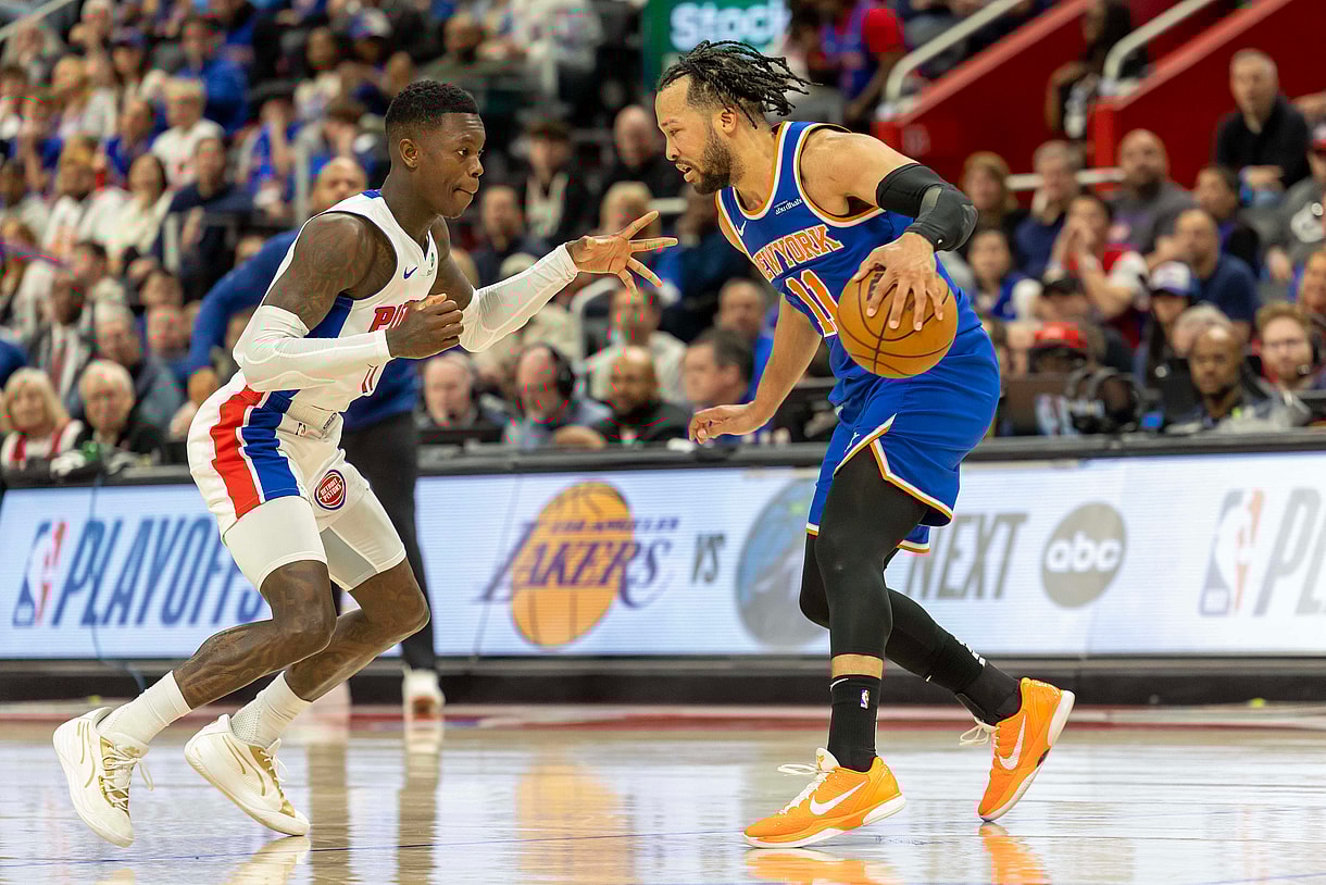 NBA: Playoffs-New York Knicks at Detroit Pistons