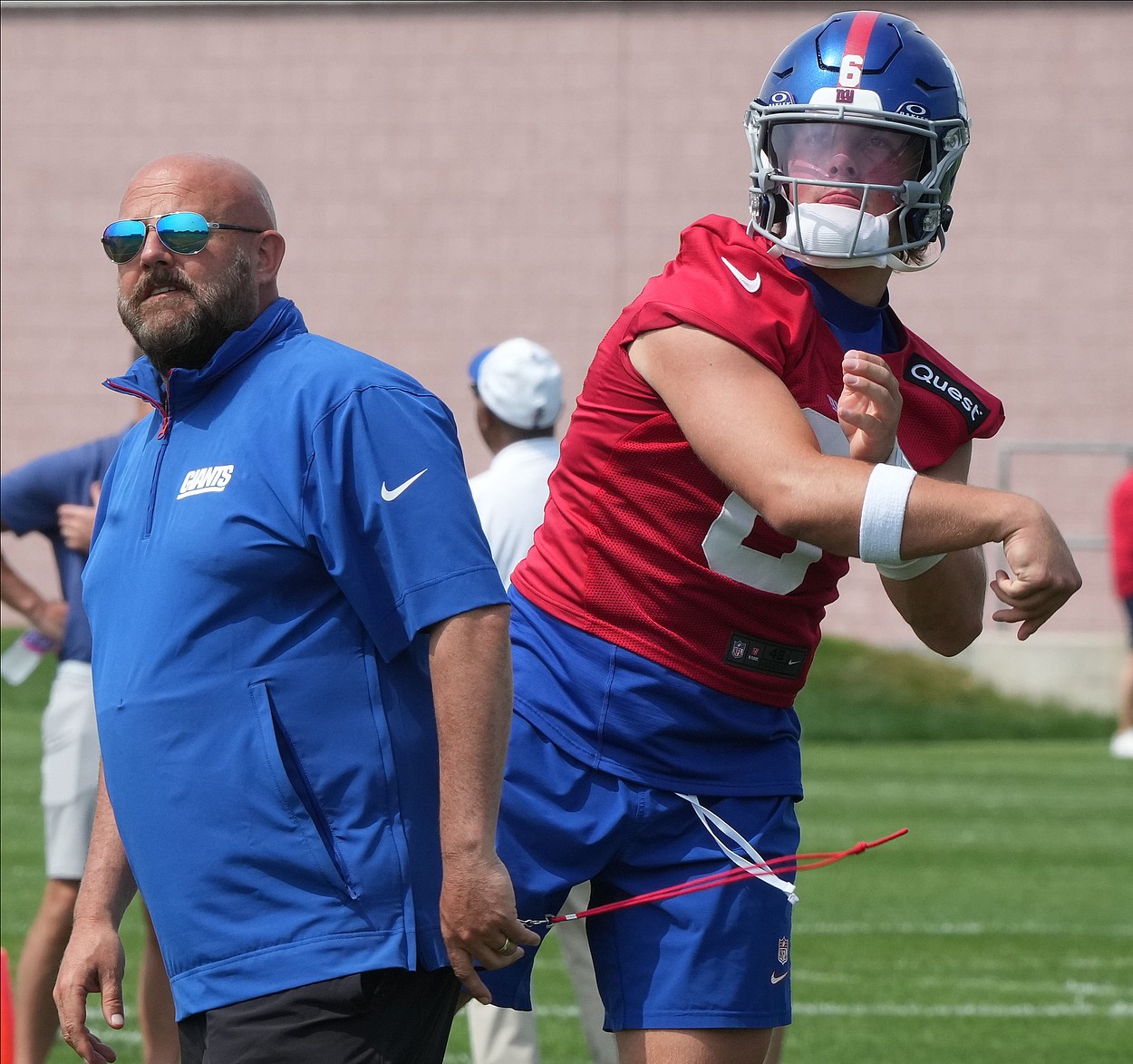 Syndication: The Record, jaxson dart, new york giants