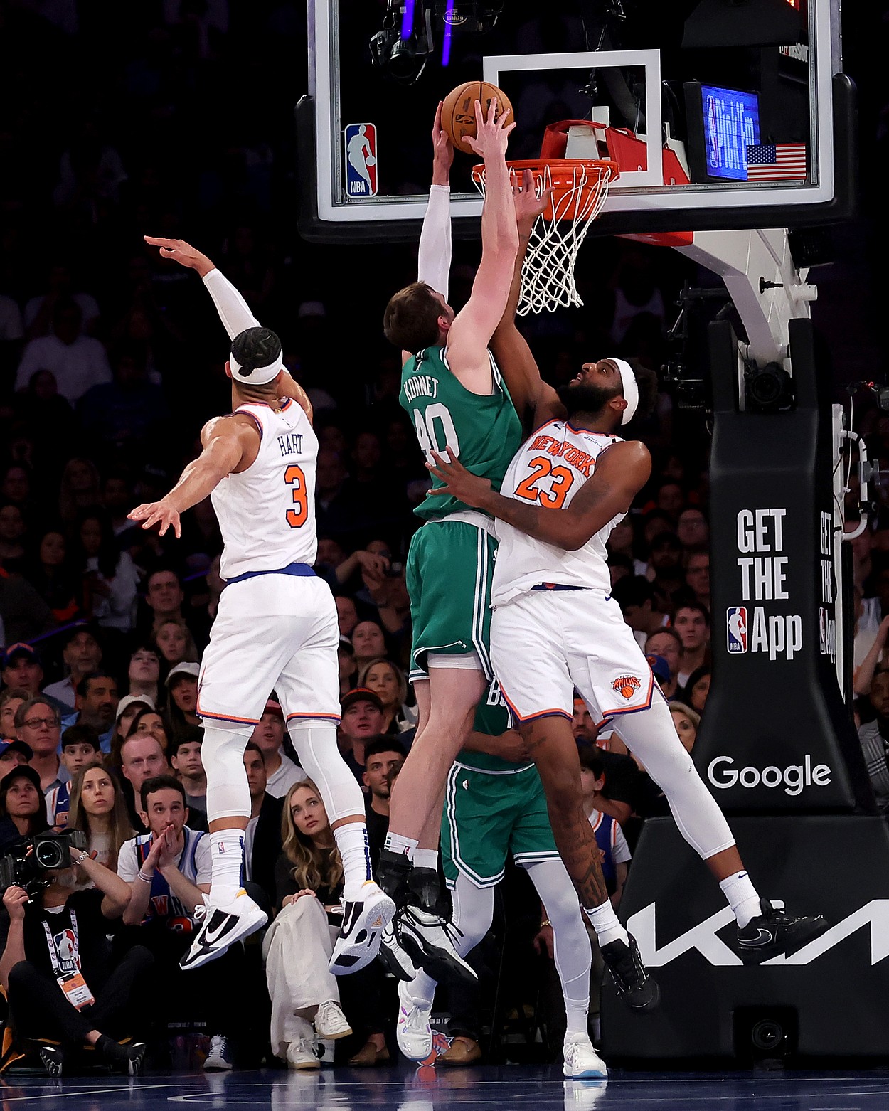 NBA: Playoffs-Boston Celtics at New York Knicks