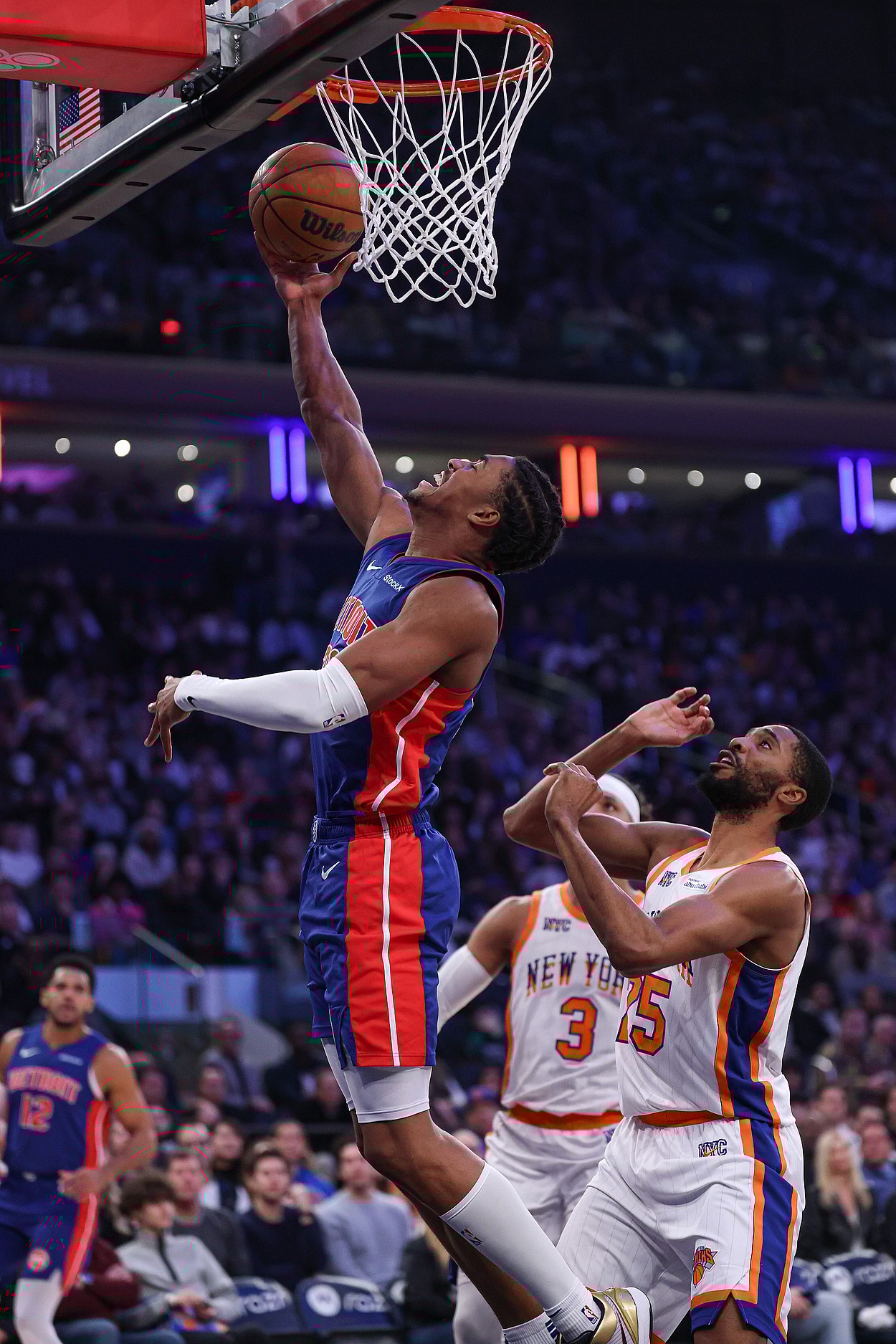 NBA: Detroit Pistons at New York Knicks