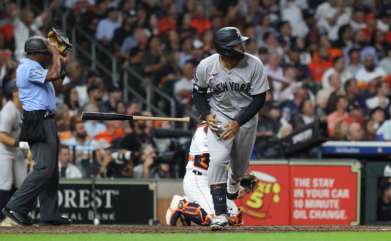 MLB: New York Yankees at Houston Astros, trent grisham