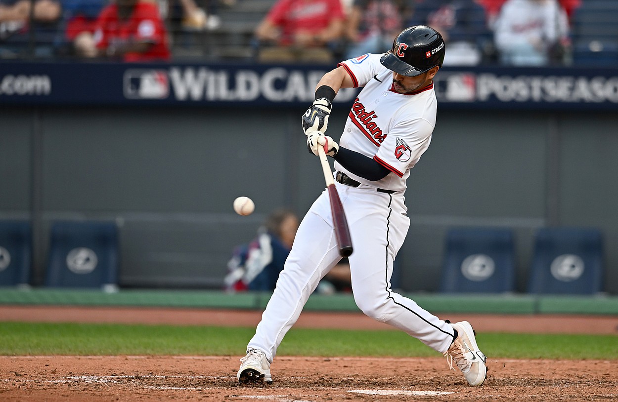 MLB: Wildcard-Detroit Tigers at Cleveland Guardians, steven kwan, yankees