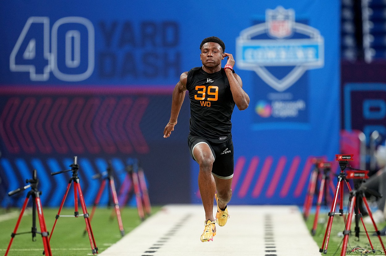 NFL: Combine, arian smith, georgia, jets