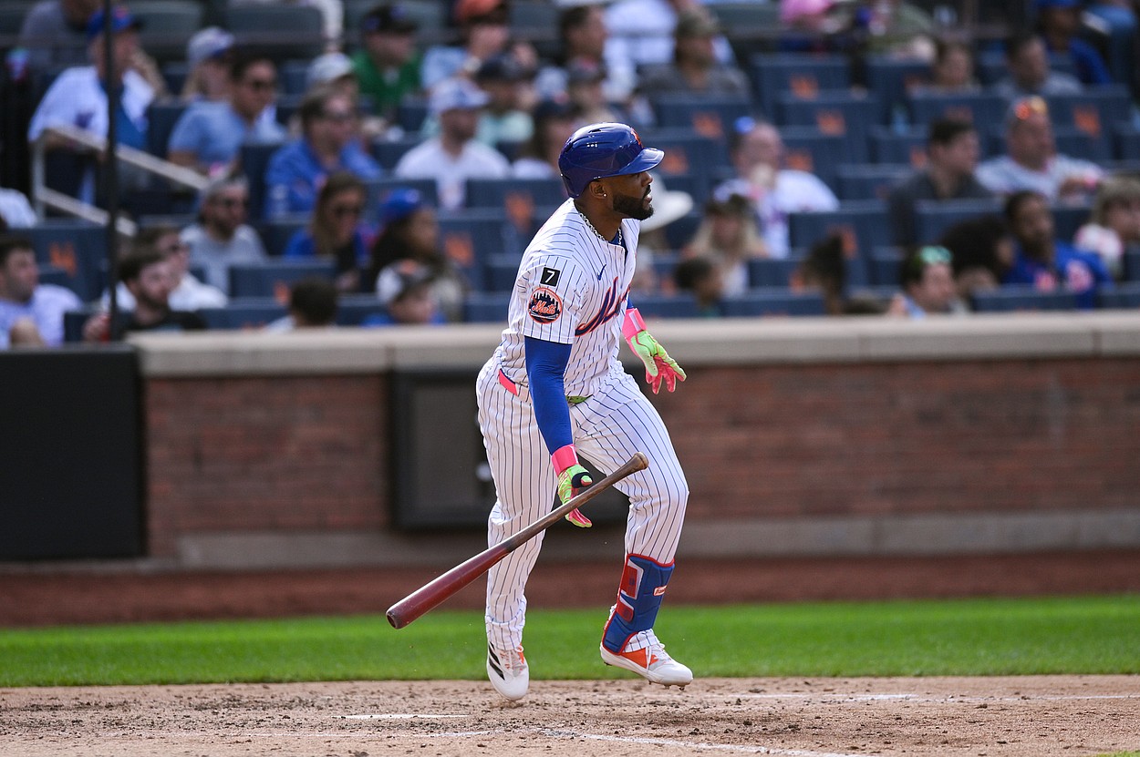 MLB: Washington Nationals at New York Mets, starling marte