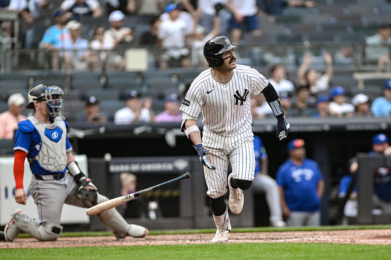 MLB: Toronto Blue Jays at New York Yankees, austin wells