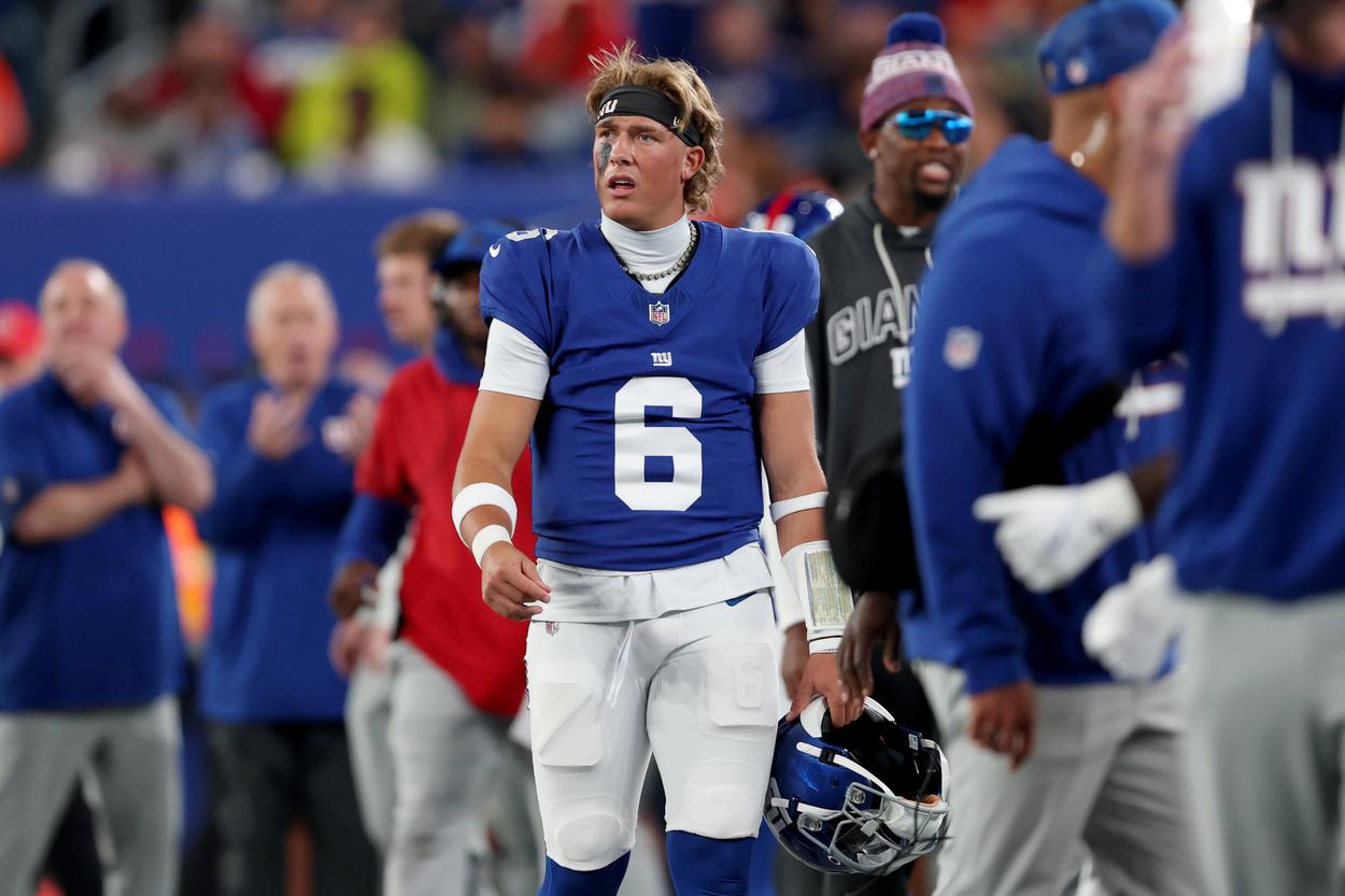 NFL: Kansas City Chiefs at New York Giants, jaxson dart