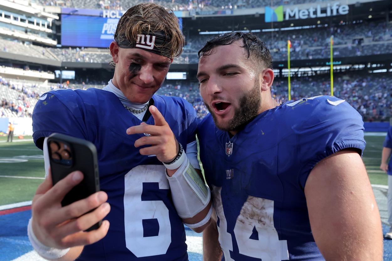 Jaxson Dart, Cam Skattebo, Giants, Chargers