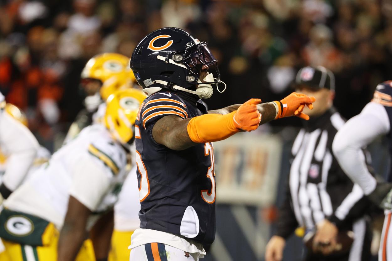 C.J. Gardner-Johnson, giants, NFL: Green Bay Packers at Chicago Bears