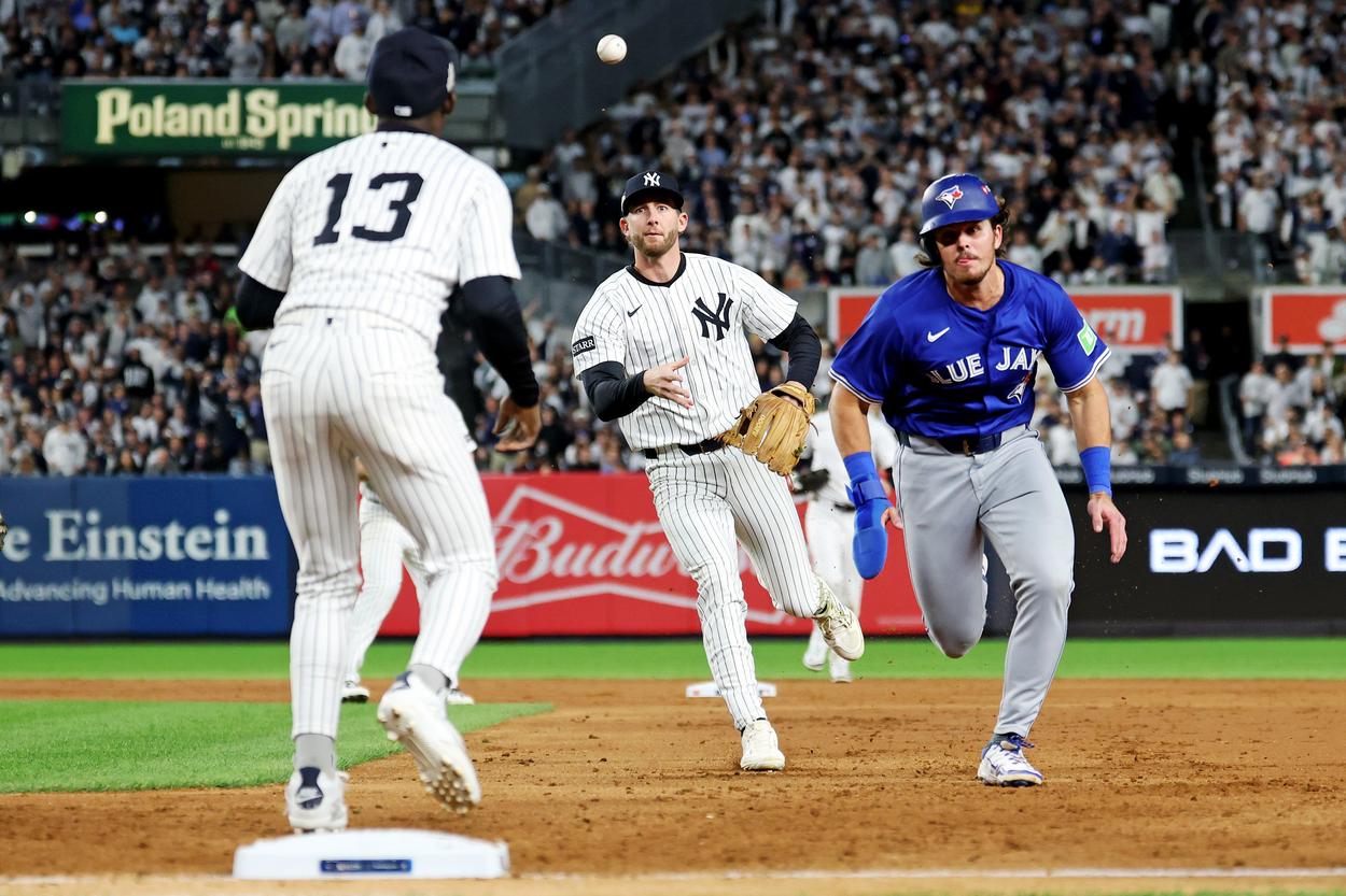MLB: Playoffs-Toronto Blue Jays at New York Yankees