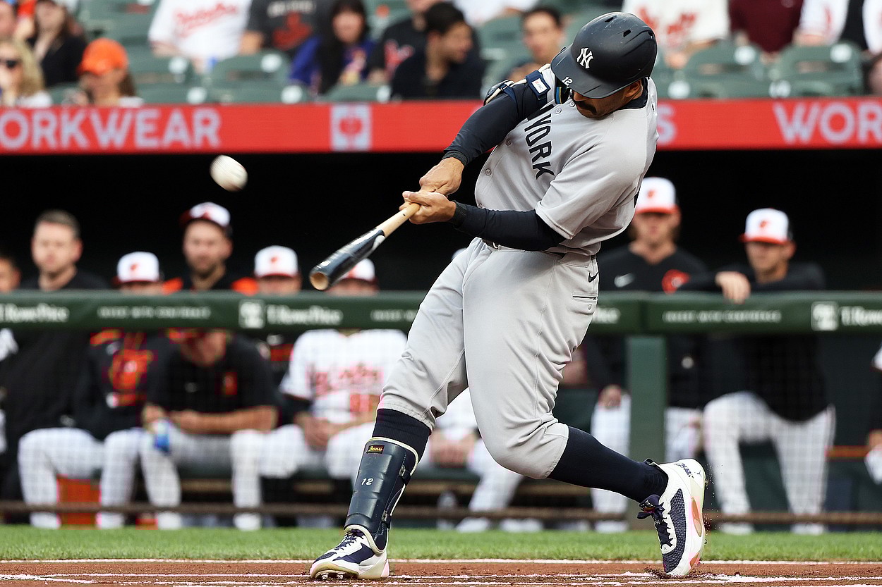 MLB: New York Yankees at Baltimore Orioles, trent grisham