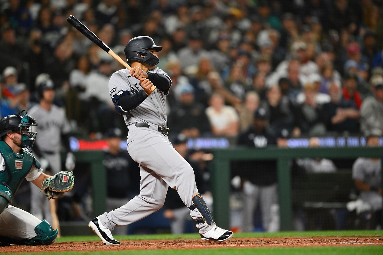 MLB: New York Yankees at Seattle Mariners, trent grisham