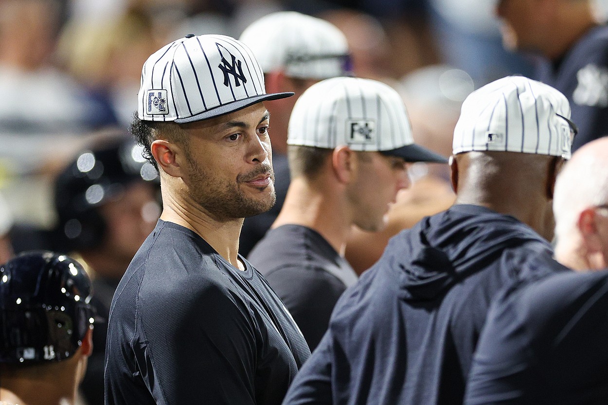 MLB: Spring Training-Philadelphia Phillies at New York Yankees, giancarlo stanton