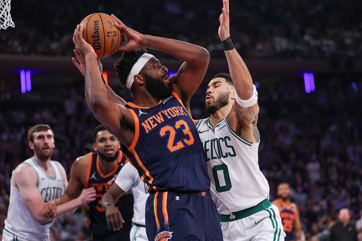 NBA: Playoffs-Boston Celtics at New York Knicks