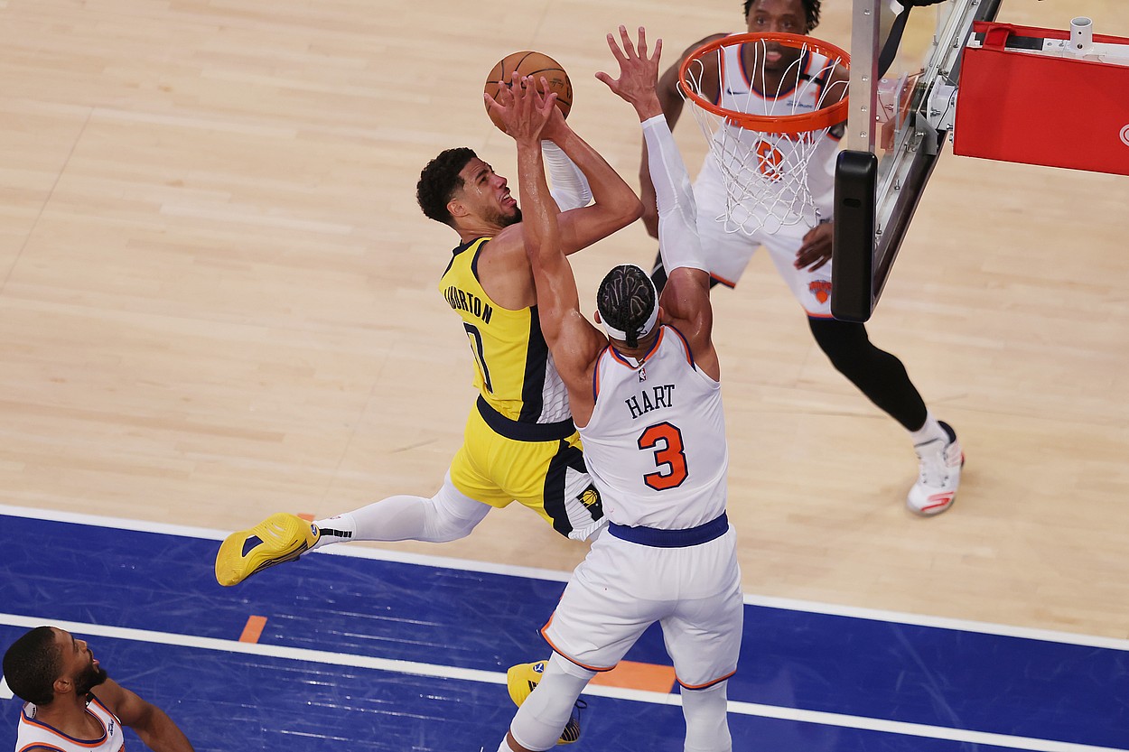 NBA: Playoffs-Indiana Pacers at New York Knicks