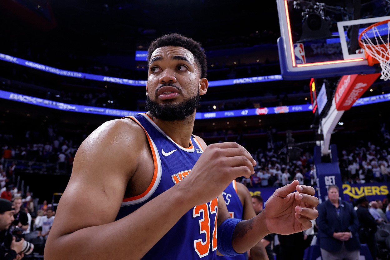 NBA: Playoffs-New York Knicks at Detroit Pistons