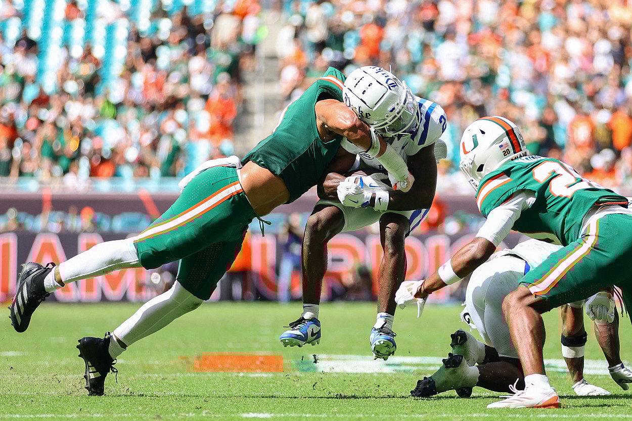NCAA Football: Duke at Miami