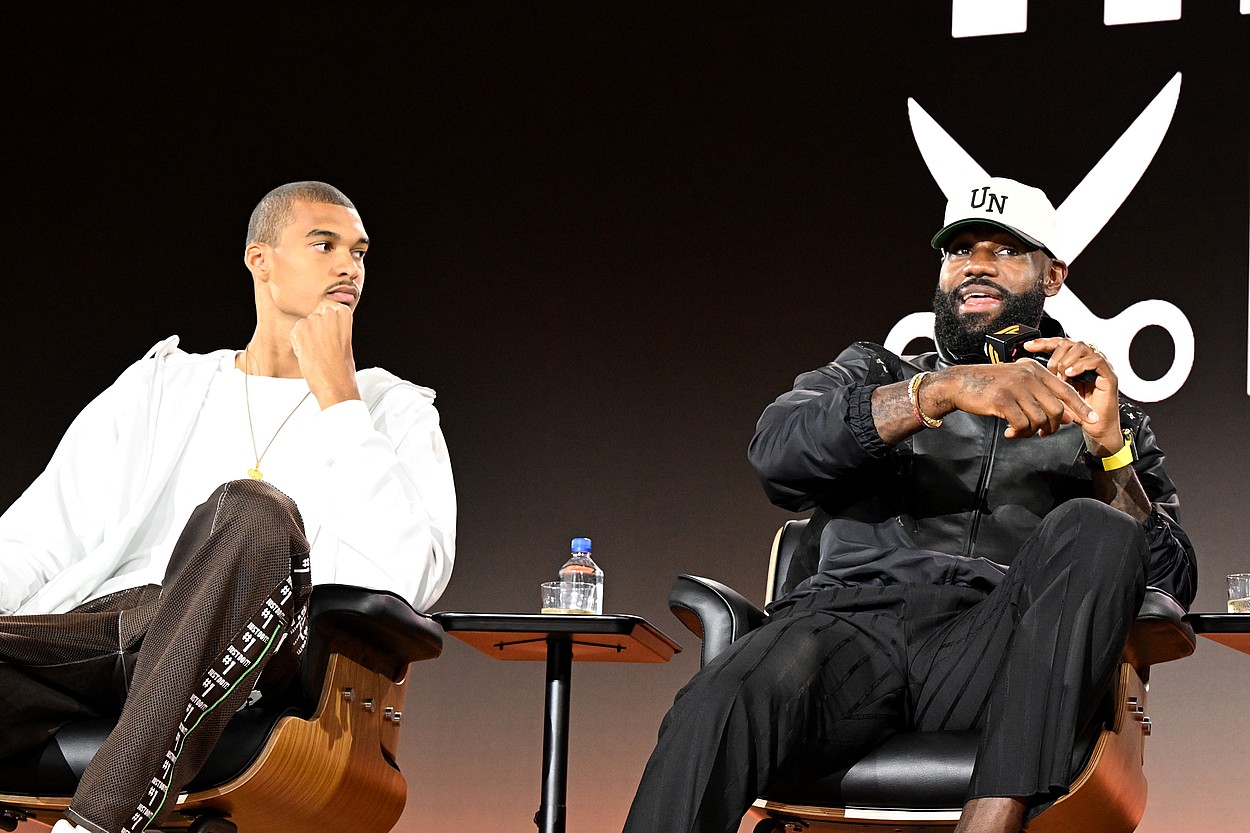 LeBron James, NBA, Fanatics Fest, Lakers, Spurs, Victor Wembanyama