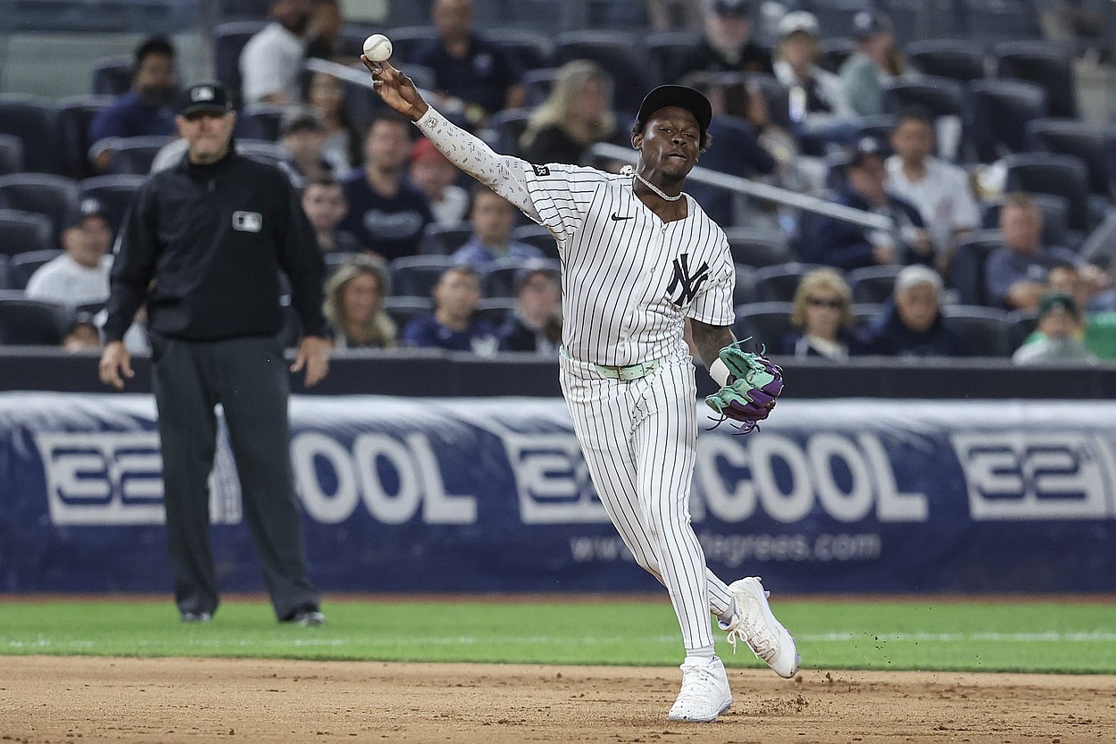 MLB: Athletics at New York Yankees, jazz chisholm