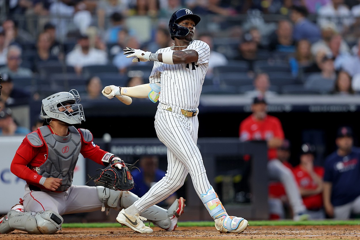 MLB: Boston Red Sox at New York Yankees, jazz chisholm